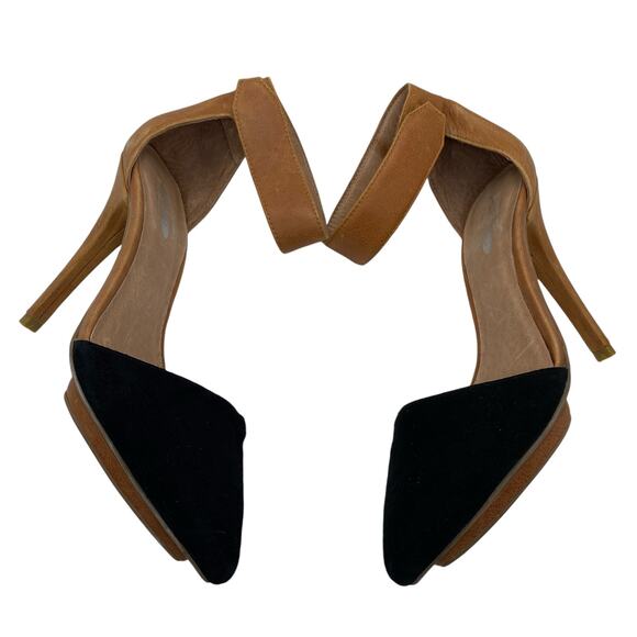 Jeffrey Campbell x Free People Solitaire Leather Ankle Strap Heel size 7 - Picture 2 of 7